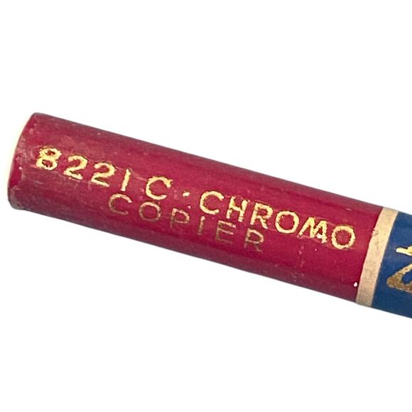 Vintage Stabilo 8200 Series Schwan Pencil Red Graphite Set 8 with Tin Box 50s - Picture 15 of 16